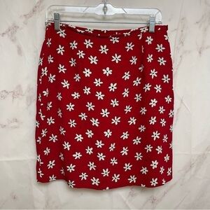 Vtg Y2k Karen Kane Floral Mini Skirt - G23